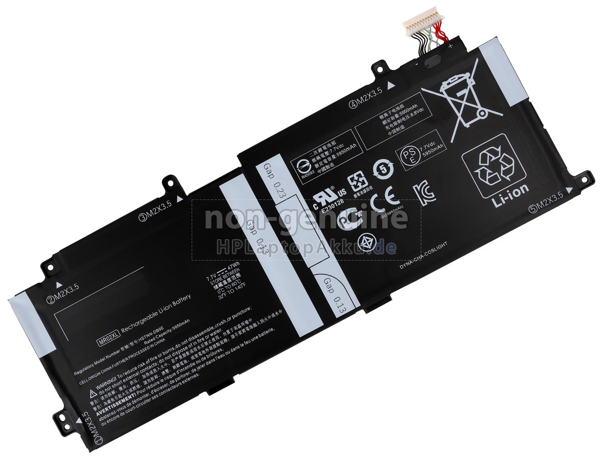 Ersatzakku für HP MR02047XL