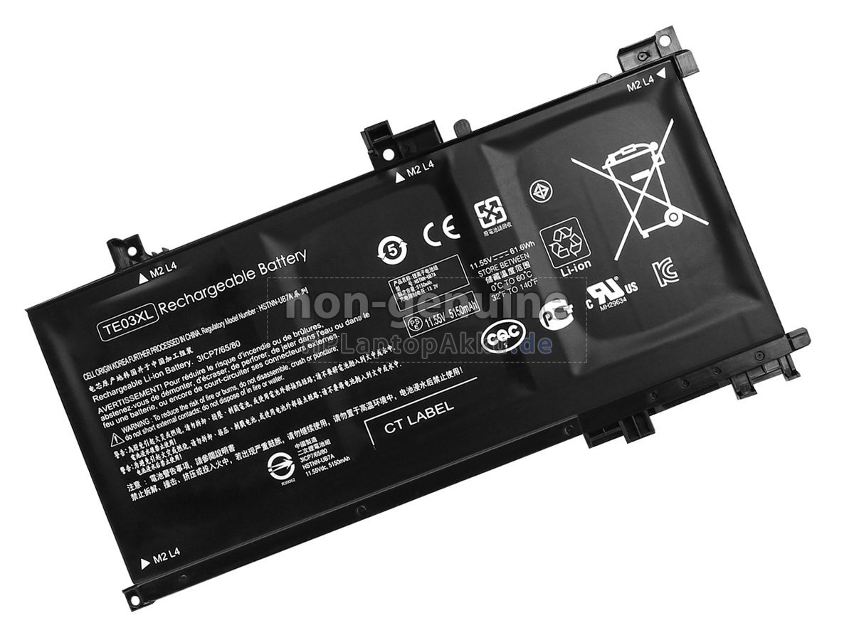 Ersatzakku für HP Omen 15-AX203NF