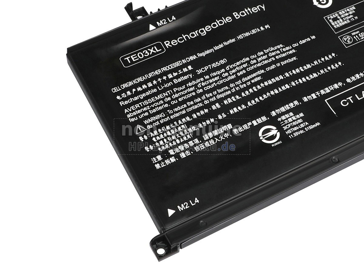 Ersatzakku für HP Omen 15-AX203NF