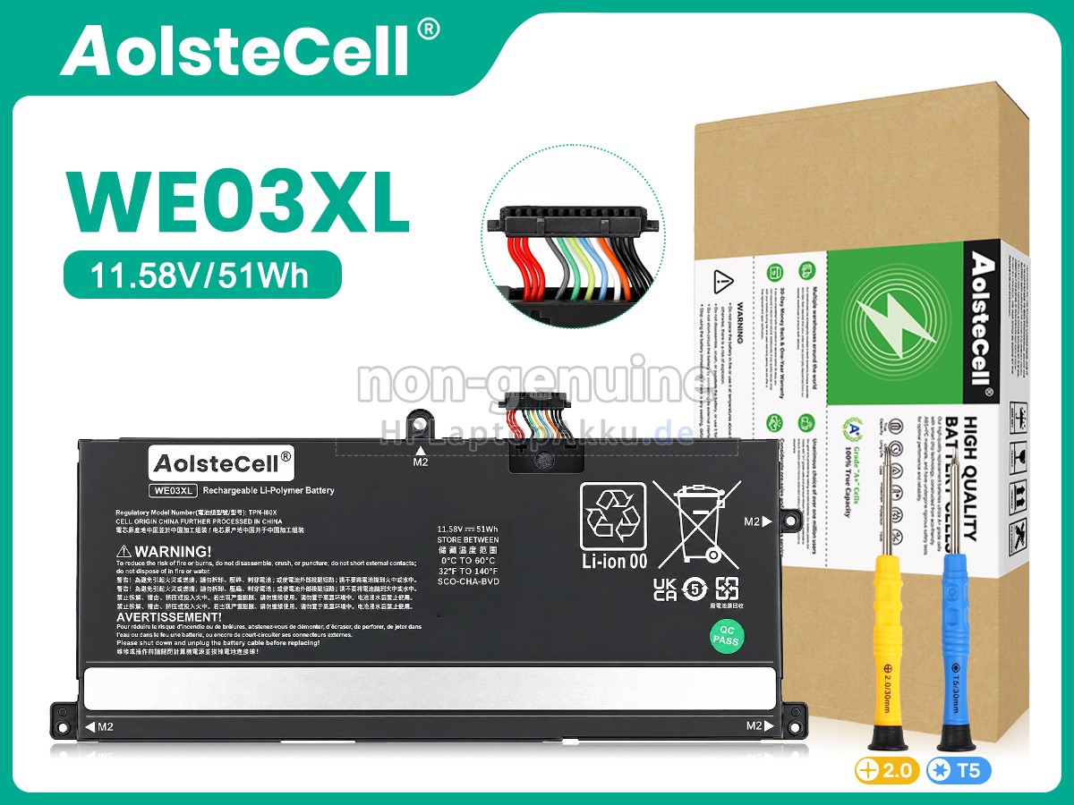 Ersatzakku für HP TPN-IB0X